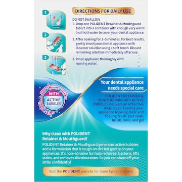 Polident Retainer & Mouthguard Daily Cleanser 36 pack