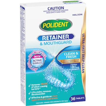 Polident Retainer & Mouthguard Daily Cleanser 36 pack