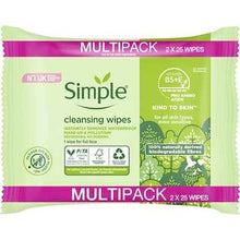 Simple Cleansing Facial Wipes 50 pack