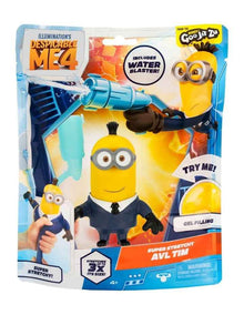 4 Heroes of Goo Jit Zu, Super Gooey AVL Tim With Blaster Squirter, Stretches