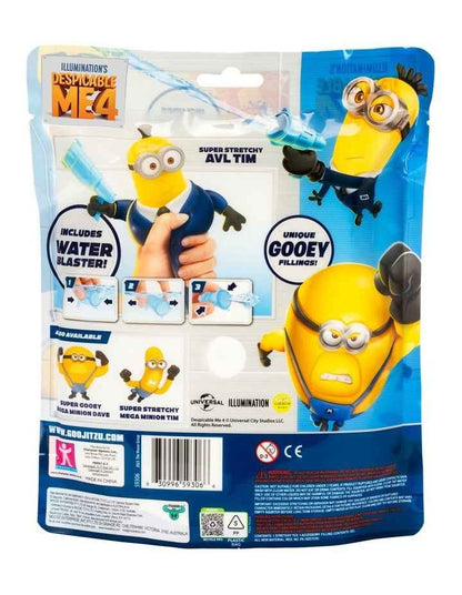 4 Heroes of Goo Jit Zu, Super Gooey AVL Tim With Blaster Squirter, Stretches