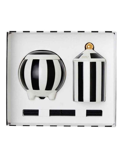 Jasmine, Amber & Saffron Mini Candle & Diffuser Gift Set