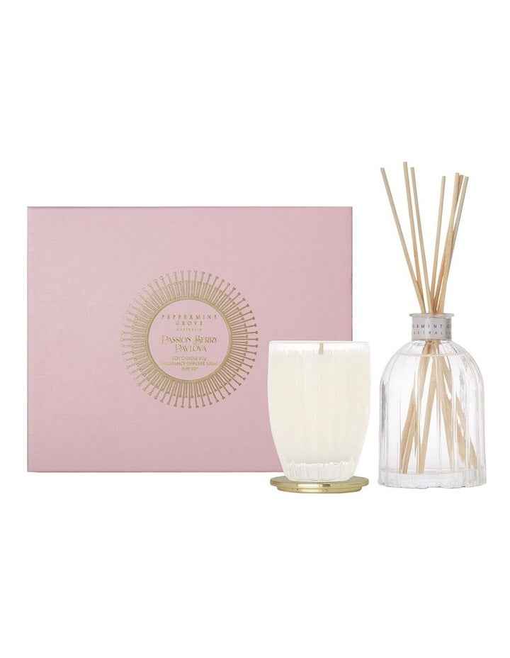 Passion Berry Pavlova Mini Candle & Diffuser Set