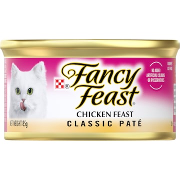 Fancy Feast Chicken Feast Classic Pate Wet Cat Food 85g