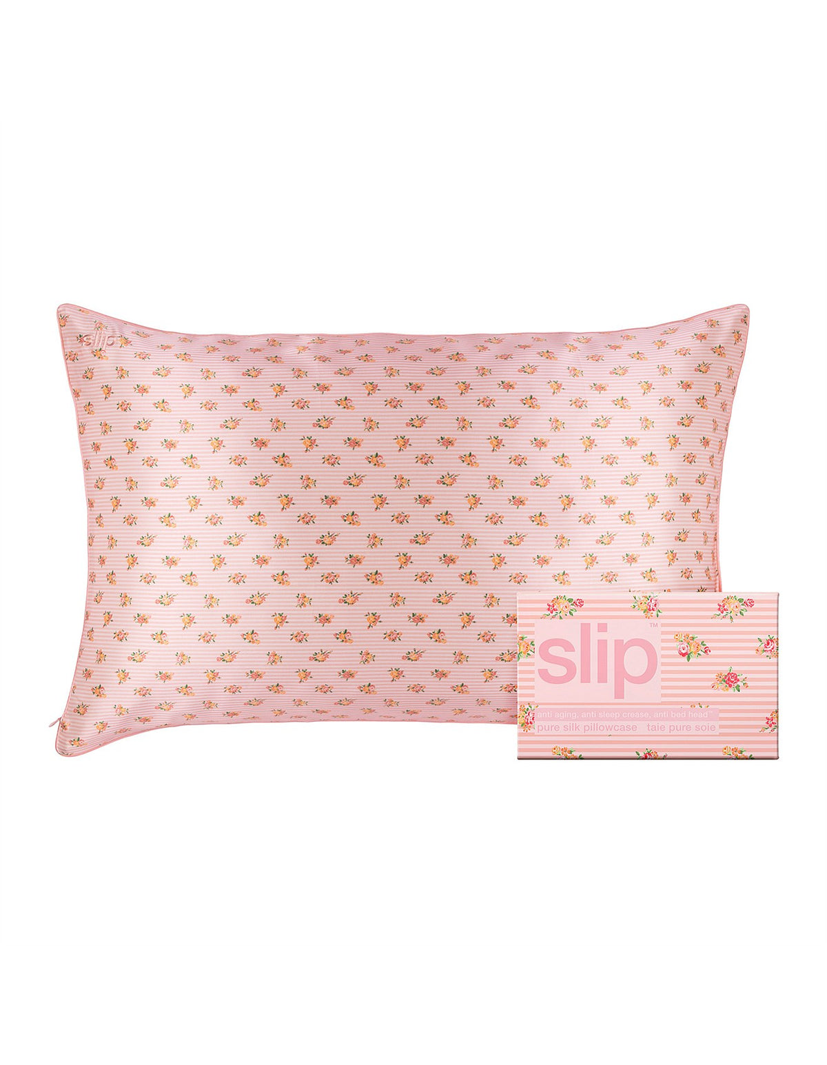 Pure Silk Queen Pillowcase - Petal