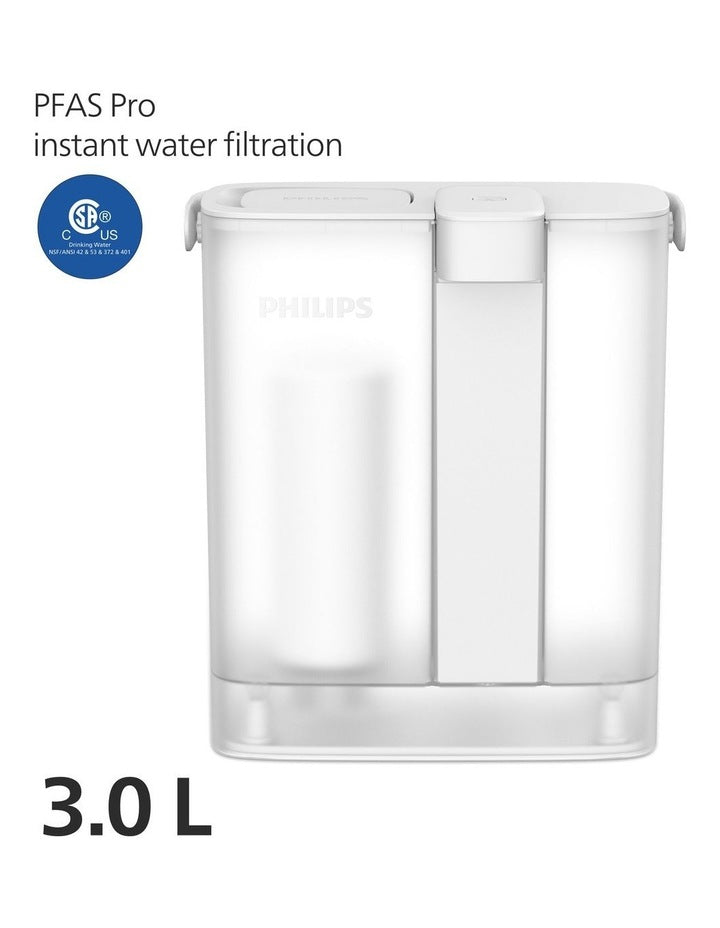 Powered Pitcher With Instant Filtration 3.0L PFAs Pro (ADD5912WH37) in White