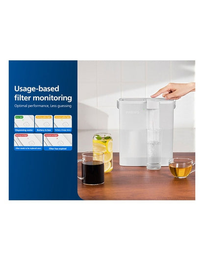 Powered Pitcher With Instant Filtration 3.0L PFAs Pro (ADD5912WH37) in White