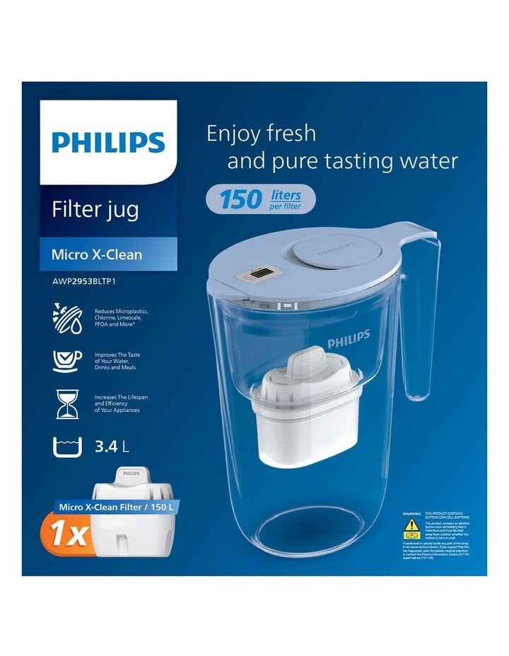 Water Filter Jug 3.4L in Blue (AWP2953BLTP1/79)