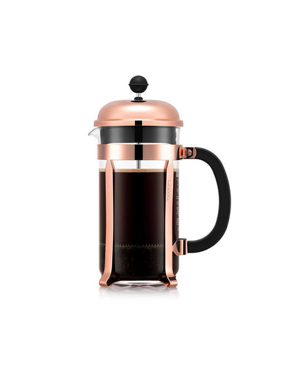 CHAMBORD FRENCH PRESS COFFEE MAKER 8 CUP/1.0L COPPER