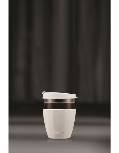JOYCUP TRAVEL MUG 400ML WHITE