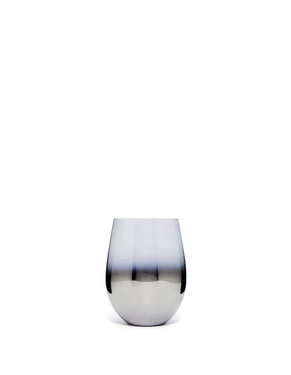 Reine Ombre Stemless Wine Glasses Set of 4 Silver