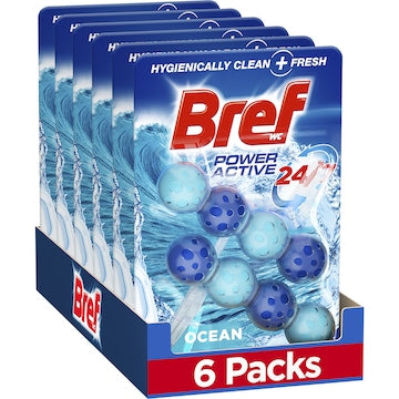 Bref Power Active Ocean Toilet Cleaner Block 50g x 2 pack