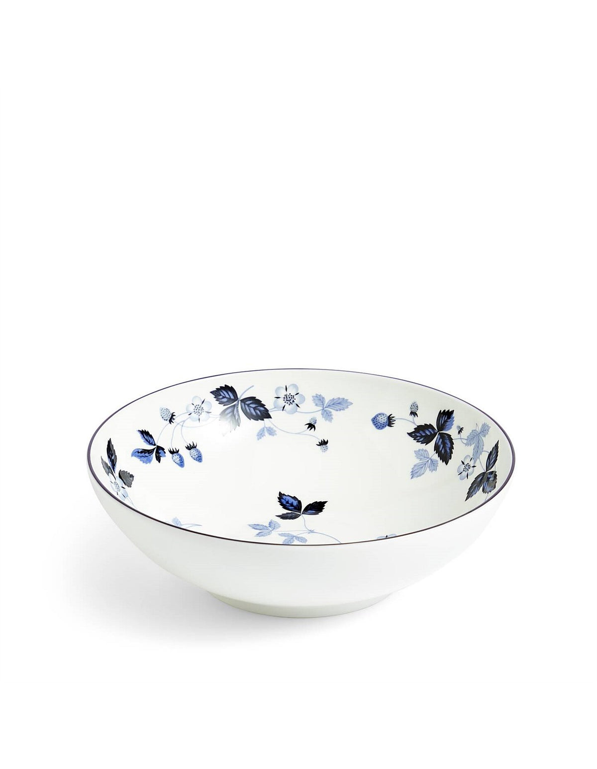 Wild Strawberry Inky Blue Cereal Bowl 18cm