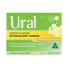 URAL LEMON FLAVOUR FOR UTI SYMPTOMS RELIEF SACHETS 20 PACK