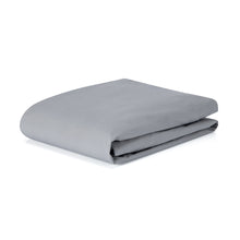 250 Thread Count Cotton Rich Fitted Sheet - Double Bed, Grey