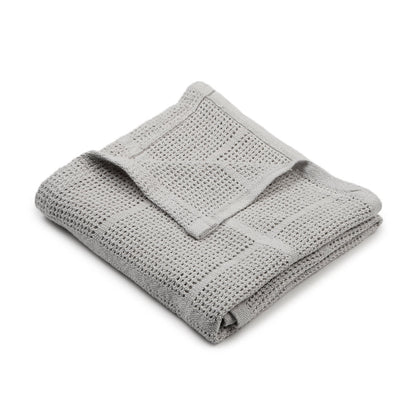 Lightweight Cotton Blanket - Grey