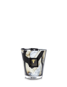 Stones Marble 16cm 1.1kg 4 Wick Scented Candle Grey Marble