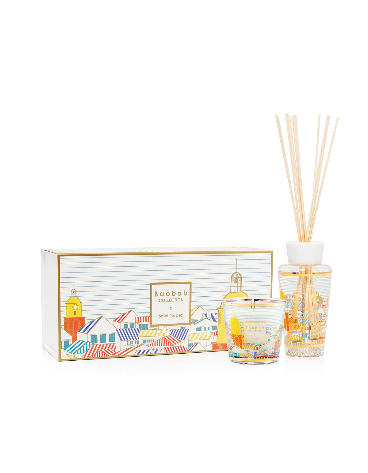 My First Baobab Candle and Diffuser Gift Set - St Tropez