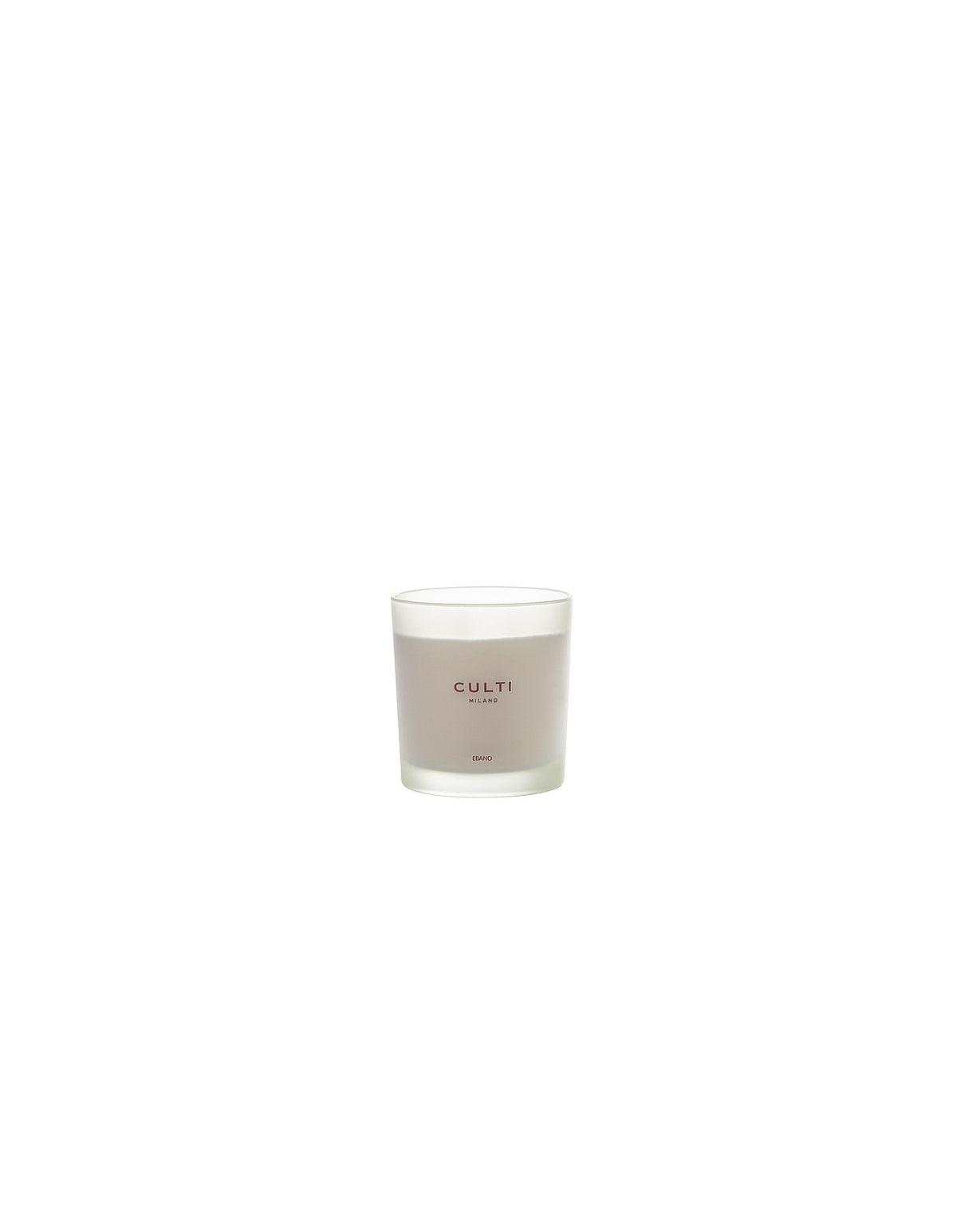 Ebano 550g Scented Wax Candle White Vase