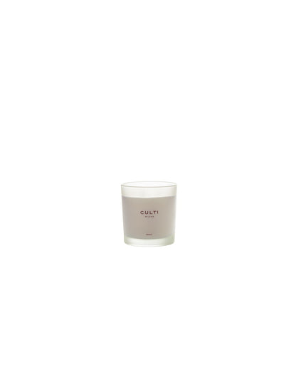 Ebano 550g Scented Wax Candle White Vase