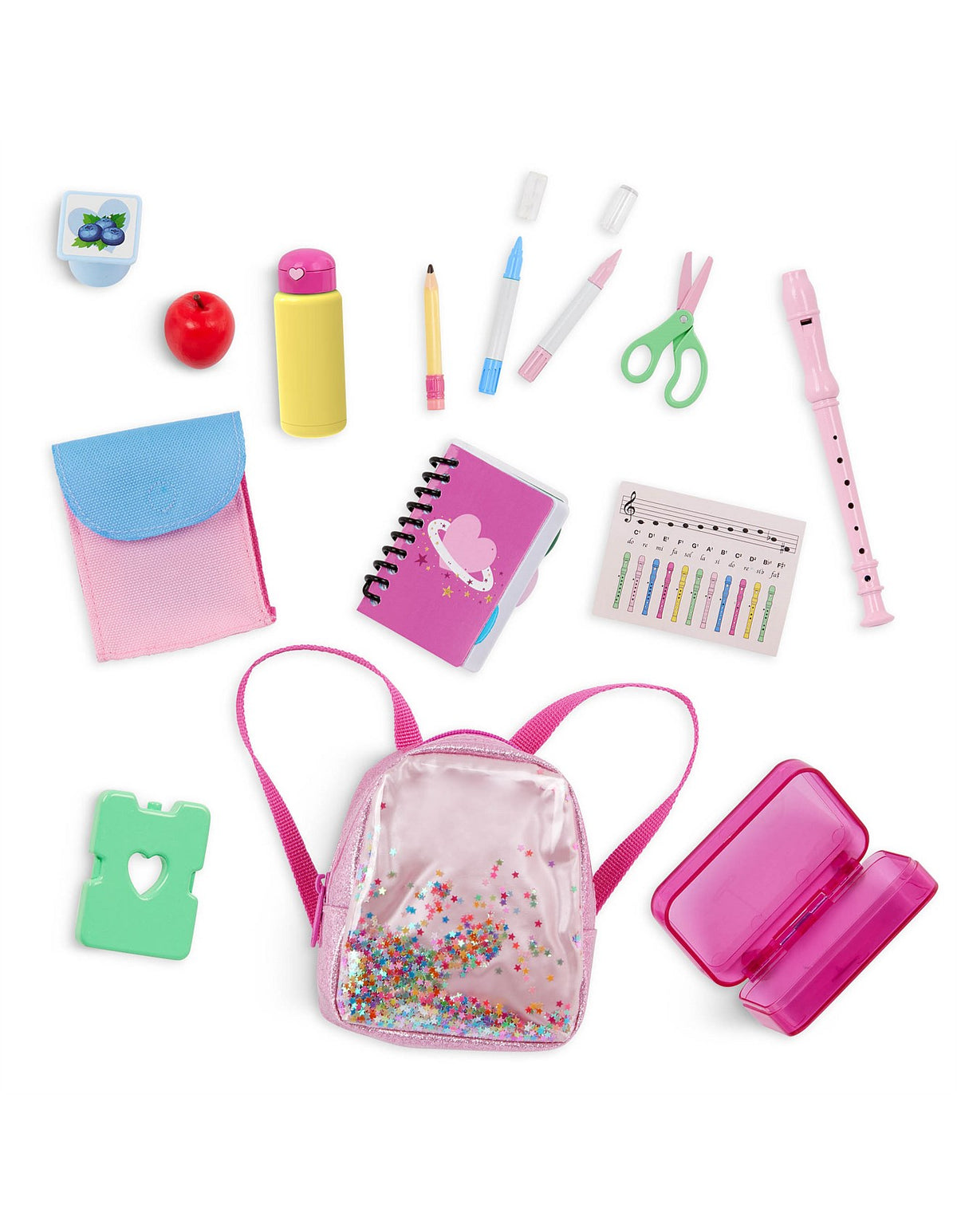 SCHOOL ACCESSORIES SET WITH KNAPSACK