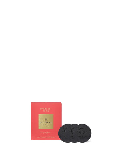 One Night in Rio Car Diffuser Replacement Scent Disk 3pk