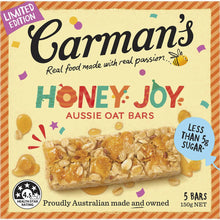 Carman's Aussie Oat Bars Honey Joy Limited Edition 5 pack