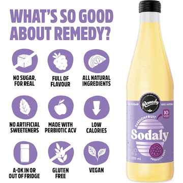Remedy Sodaly Passionfruit 330mL