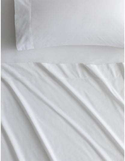 SUPER SOFT TENCEL COTTON MULTI-DEPTH SHEET SET DOUBLE IN WHITE