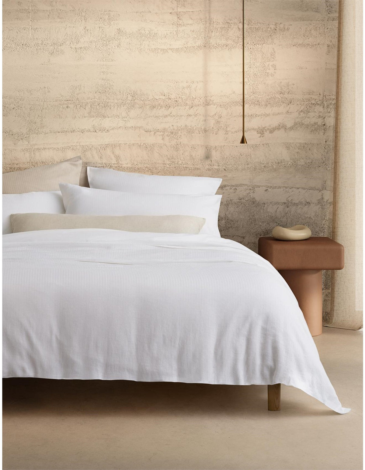 OTIS PILLOWCASE PAIR IN WHITE