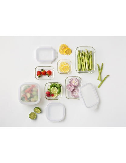 BOROSEAL GLASS HEAT RESISTANT CONTAINER ROUND 950ML