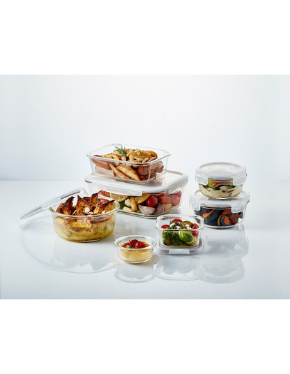 BOROSEAL GLASS HEAT RESISTANT CONTAINER ROUND 950ML