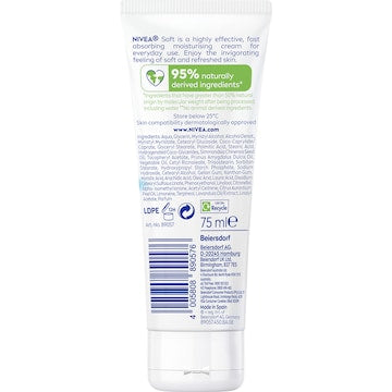 Nivea Soft Crème Infused With Jojoba Oil & Vitamin E 75mL