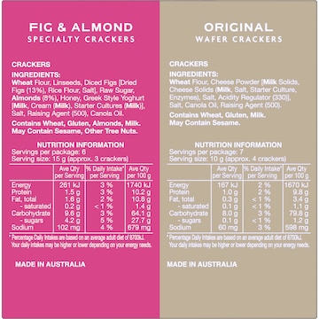 OB Finest Mixed Cracker Selection Double Pack 160g