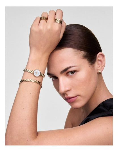 Quadro Mini Link Watch 15X18mm in Gold