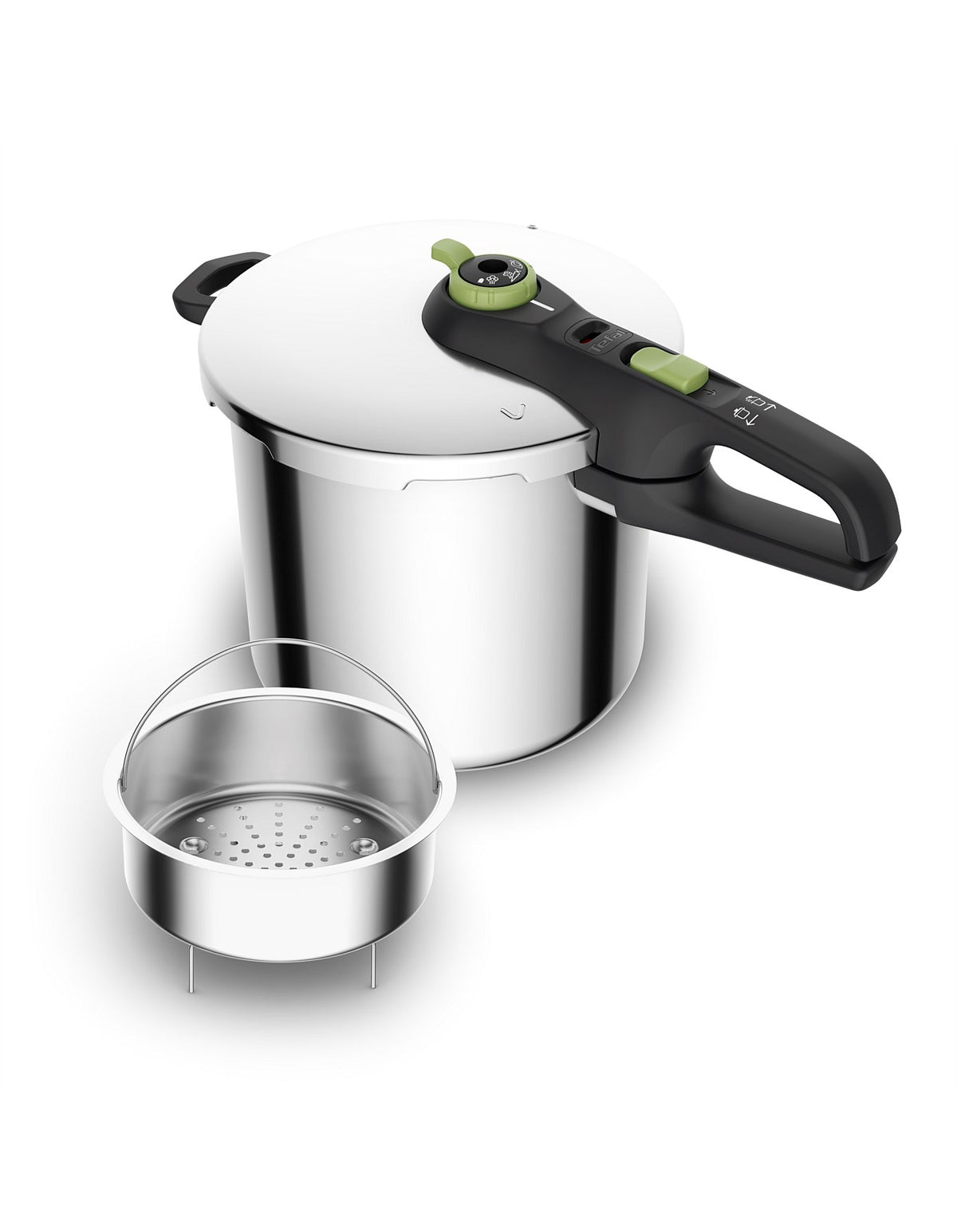 Tefal Secure Trendy Induction Stainless Steel Pressure Cooker 8L