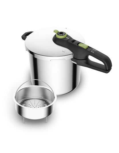 Tefal Secure Trendy Induction Stainless Steel Pressure Cooker 8L