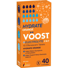 Voost Hydrate Orange + Electrolyte Effervescent Tablets 40 Pack