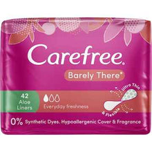 Carefree Barely There Scented Aloe Liners 42 pack