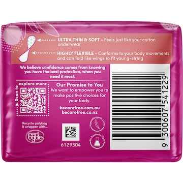 Carefree Barely There Scented Aloe Liners 42 pack