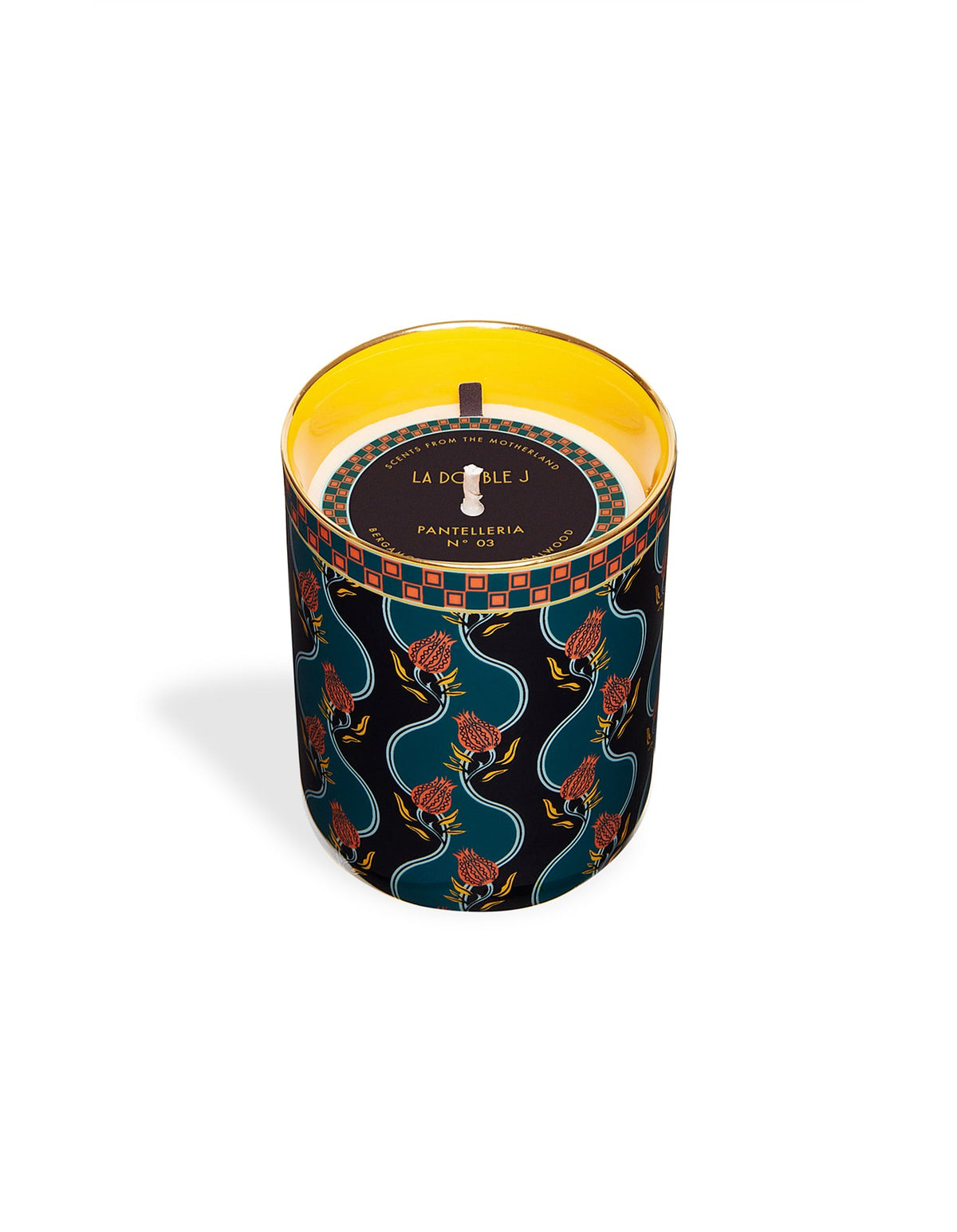 Pantelleria 320g Scented Candle Floral Print