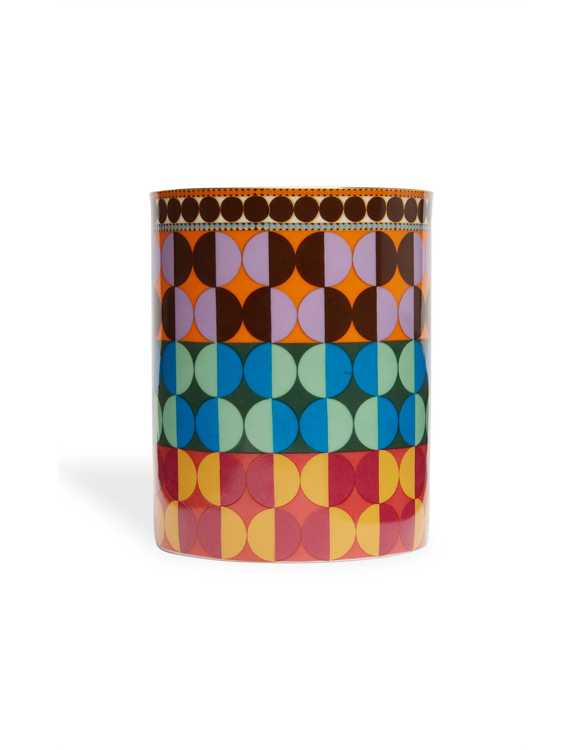 Taormina 320g Scented Candle Geometric Print