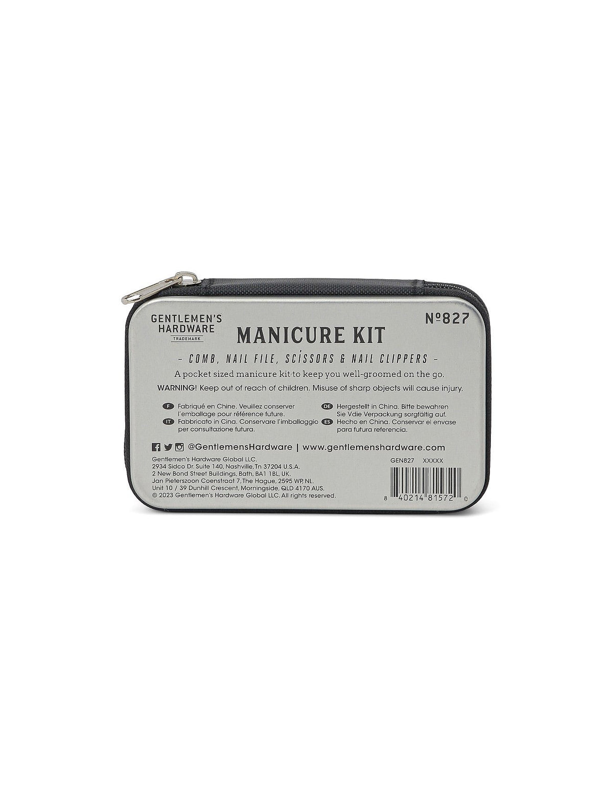 Manicure Tin