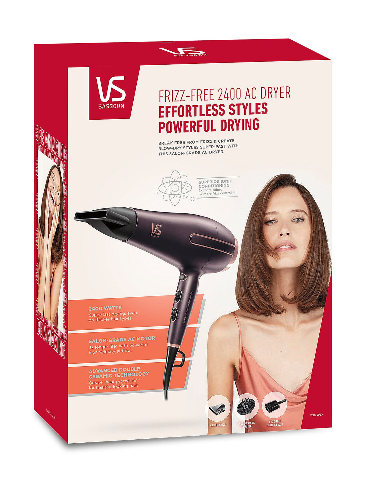 Frizz-Free 2400 AC Hair Dryer