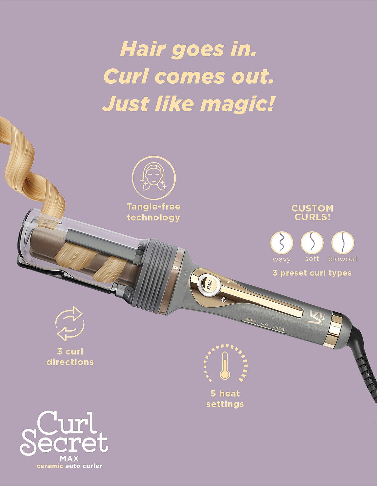Curl Secret Max Ceramic Auto Curler