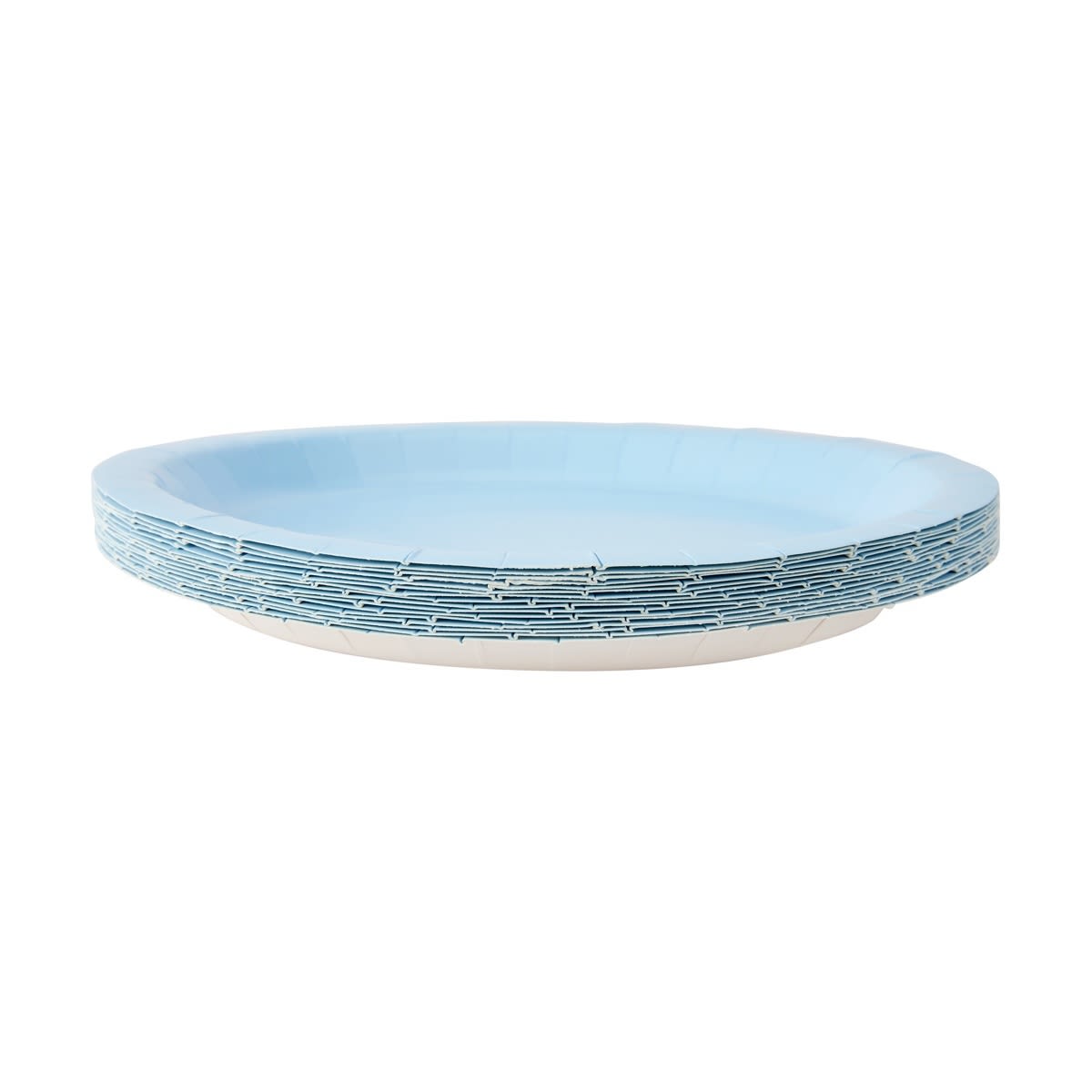 16 Piece Pastel Blue Paper Plates