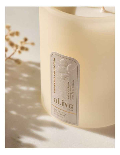 Soy Candle Sea Cotton & Coconut in Cream