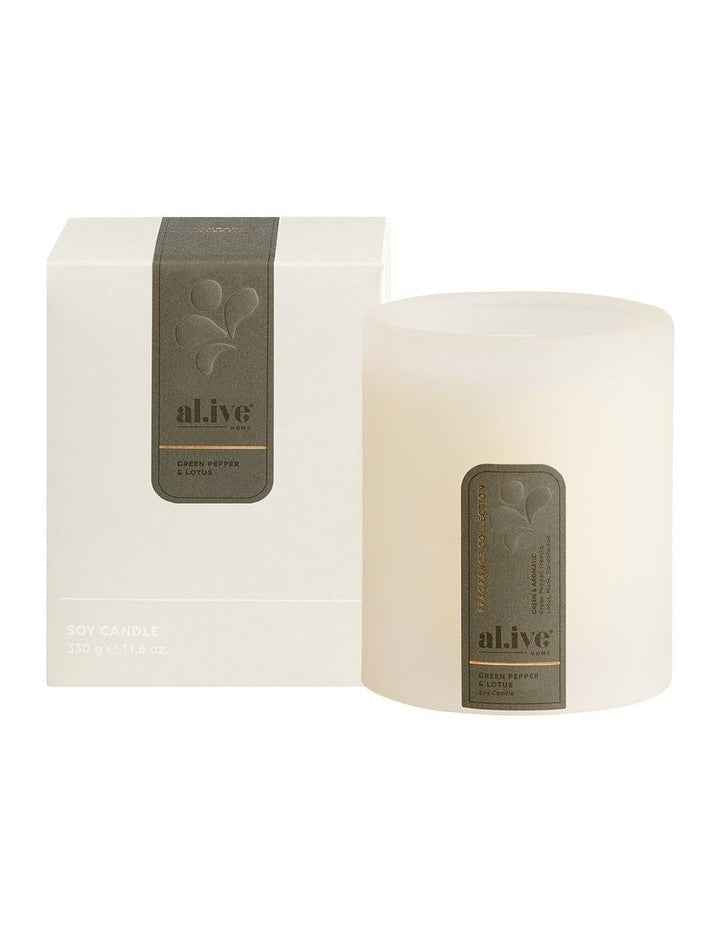 Soy Candle - Green Pepper & Lotus