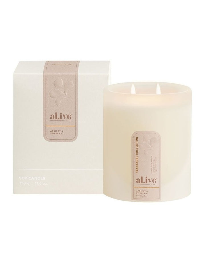 Soy Candle - Apricot & Sweet Fig