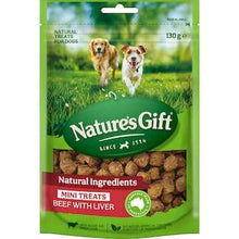 Nature's Gift Mini Dog Treats Beef Liver 130g